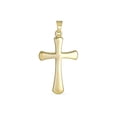 thumbnail image 6 of Classic Simple 14K Yellow Gold Holy Cross Pendant Necklace 16" Chain, 6 of 6