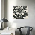 thumbnail image 4 of BCIIG Modern Abstract Black Flower Canvas Wall Art Minimalist Nature Botanical Floral Room Aesthetic Vintage Farmhouse Plant Gallery Prints  Decor for Bedroom Living Room ,20"x16" Unframed 20x16in, 4 of 6
