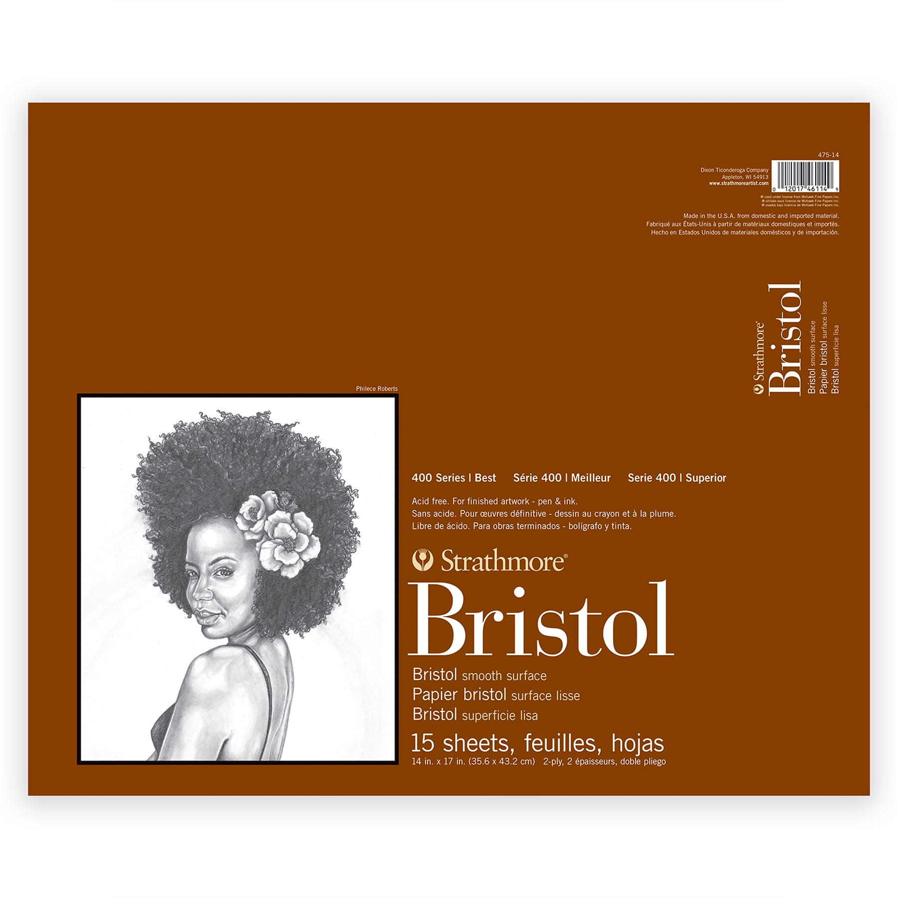 Strathmore, Bristol Paper Pad, 400 Series, Smooth, 18