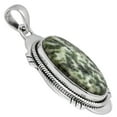 thumbnail image 3 of Natural Dioptase 925 Sterling Silver Pendant Jewelry SDP104559, 3 of 5