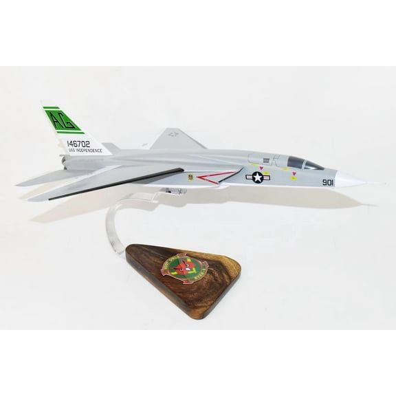 RVAH-9 Hoot Owls RA-5C (1974) Vigilante Model, 1/50th(18") Scale, Mahogany, Navy, North American