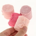 thumbnail image 4 of Abbracc 4 Pieces Chiffon Silk Ribbon, 5 Yards, Handmade for Decorations, Gifts, Wrapping pink, 4 of 7