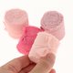 thumbnail image 4 of 4 cintas de seda de gasa con bordes deshilachados para envolver ramos de novia y regalos. rosado, 4 of 7
