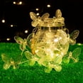thumbnail image 4 of Huiyi LED Butterfly String Lights, 12m 100LEDOutdoor Solar Powered String Light Waterproof 8 Mode Indoor for Lighting for Lawn Patio Wedding Party Decor, 4 of 8