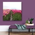 thumbnail image 2 of Cuadro Canva Listo Para Colgar Tipo Galería Campo De Tulipanes 80X80 cm, 2 of 4