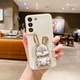 thumbnail image 3 of Elevate Your Phone with a Cute Rabbit Stand & Soft Silicone TPU Phone Holder: Protective Case for Samsung Galaxy S23/S22/S21/Plus/Ultra/FE, 3 of 4