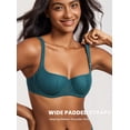 thumbnail image 2 of Women's Balconette Bra Lightly Padded Plus Size Sexy Mesh Demi Underwire Bras, 2 of 4