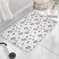 thumbnail image 3 of White Cow Milk Cloud Pattern Flannel Non Slip Door Rugs,Washable Door Mats Indoor,Decorative Door Mats,Dirt-Resistant and Absorbent Doormat for Entrance,Bedroom,Kitchen,Bathroom,23.5x16in(60x40cm), 3 of 5