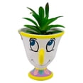 thumbnail image 4 of Maceta Decorativa Cerámica con Planta Artificial, Diseño Chip en 3D, Maceta Decorativa para Hogar, Escuela u Oficina, 4 of 4