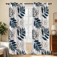 thumbnail image 2 of Tchckioa Botanical Leaf Blackout Curtains for Living Room,Thermal Insulated Grommet Drapes,42x96 Inch,2 Panels, 2 of 9