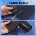 thumbnail image 6 of Plastic Mesh Canvas Sheets for Embroidery Acrylic Yarn Crafting Knit and Crochet Projects Square Black 301x298x1.3mm, 6 of 6