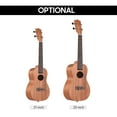 thumbnail image 4 of Ukelele Soprano Uke de chapa de 23 pulgadas guitarra hawaiana de 4 cuerdas, 4 of 8