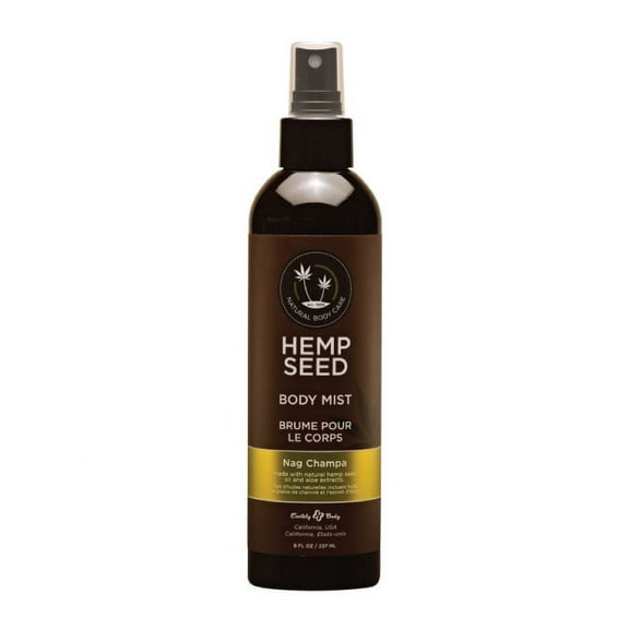 Earthly Body Hemp Seed Body Mist ( Nag Champa / 8 oz)