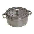 thumbnail image 1 of STAUB La Cocotte Cocotte Ronde en Fonte de 6,75 L, Gris Graphite, 1 of 5