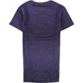 thumbnail image 2 of Reebok Womens 3-Tone Basic T-Shirt purple XS, 2 of 2
