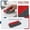 Red, variant on Car Polishing Wax Sponge Block, Blue Soft Microfiber Square Sponge Pad, 1 Pack Dual Color Car Cleaning Applicator, for Auto Detailing Paint Coating Sealant Waxing Polishing Scrubbing at Home or Auto