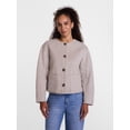 thumbnail image 3 of Scenario Women's Double Faced Faux Wool Jacket, Sizes XS-XXXL, 3 of 7