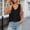F-130Black, variant on ZHOGXU Women's Tank Tops Sleeveless V Neck Ruffles Hem Solid Color Comfortable Lightweight Slim Fit Layering Camisole For Daily Wear Versatile Basic,Black,L