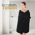 thumbnail image 6 of Utopia Towels 4 Pack Bath Towels Set, 100% Ring Spun Cotton, Soft and Highly Absorbent Wash Towels for Body and Showering – Perfect for Daily Use (27 x 54 Inches)(Black), 6 of 7