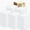 White, variant on GOLD TEXTILES 12 PC Cotton Blend White Bar Mops 16x19" Kitchen Towels with Gold Stripe Commercial & Home Use