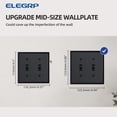 thumbnail image 5 of Wall Plate Midsize Toggle ,2 Gang,Black (10-Pack), 5 of 6