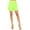 Neon Green, variant on Women's Casual Lightweight Elastic High Waist Loose Fit Basic Solid Pants Shorts S-3XL