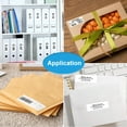 thumbnail image 6 of NineLeaf 8 Rolls Compatible for DYMO 30253 1-1/8 in x 3-1/2 in 2-up Address Barcode Labels, 700 Labels Per Roll, 6 of 7