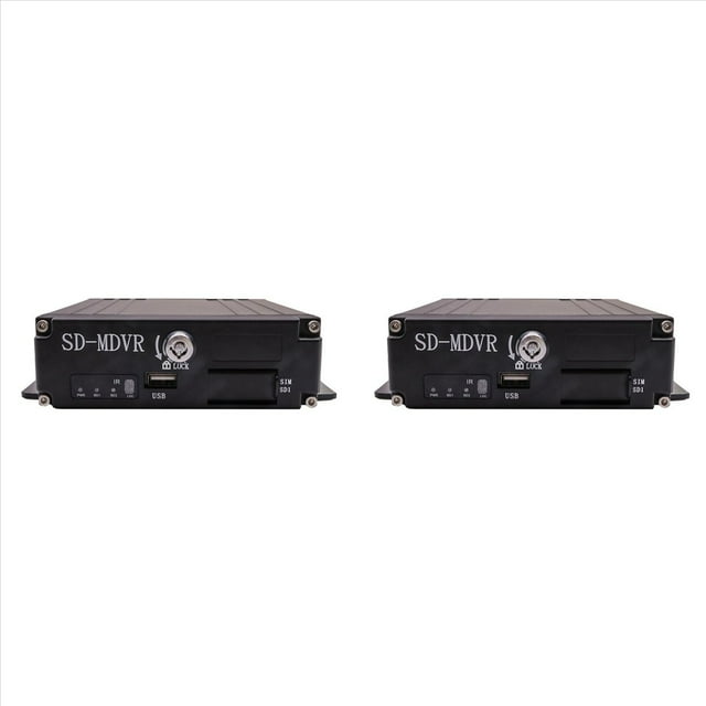 2X Grabadora de Conducción MDVR de Alta Definición de Cuatro Canales con Tarjeta SD para Autobuses, Camiones, Autobuses Escolares y Autobuses Escolares.