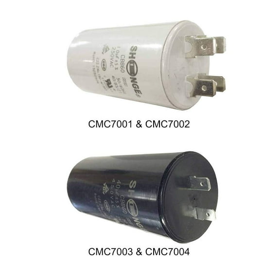 Superior Electric CMC700-KIT CD60 10, 20, 40MFD +/-5% 50Hz/60Hz AC 250V/450V Cylinder Motor Running Capacitor Kit