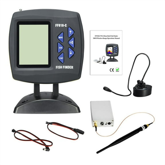 Remote Control Bait Boat Fish Finder 3.5" LCD Perating Range 300m Depth Range 100M Wireless ,Fishing Observation Device