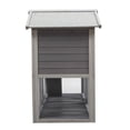 thumbnail image 3 of Pefilos 56"Outdoor Rabbit Hutch, Indoor Rabbit Cage with Tray, Wood Bunny House Chicken Coops, Gray, 3 of 10