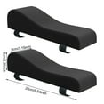 thumbnail image 6 of ZenCart 1 Pair Memory Foam Armrest Pad Chair Armrest Cushion with Adjustable Straps Elbow Support Pillow for Home Gaming Chair Office Chair, 6 of 8