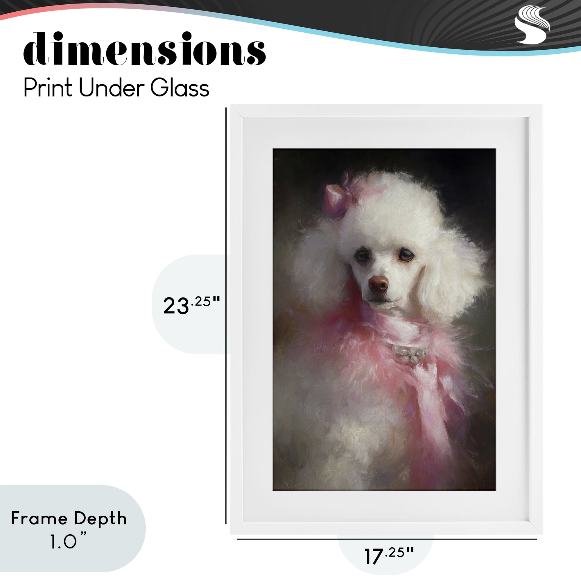 Stupell Industries Just A Girl Who Loves Pink White Framed Print Under Glass, design by Tina LeCour