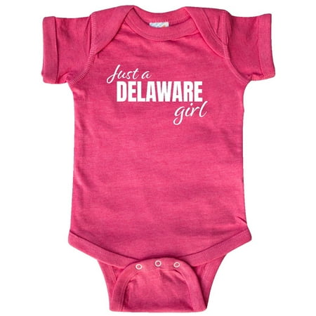 

Inktastic Just a Delaware Girl Born and Raised Gift Baby Girl Bodysuit