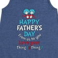 thumbnail image 3 of Cat in the Hat - Happy Fathers Day Thing 1 Thing 2 - Toddler and Youth Girls A-line Dress, 3 of 5