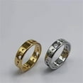 thumbnail image 4 of HIJONES Women's Stainless Steel Cute Hollow Love Heart Ring Friendship Promise Jewelry Gifts for Couple Gold Size 7, 4 of 5