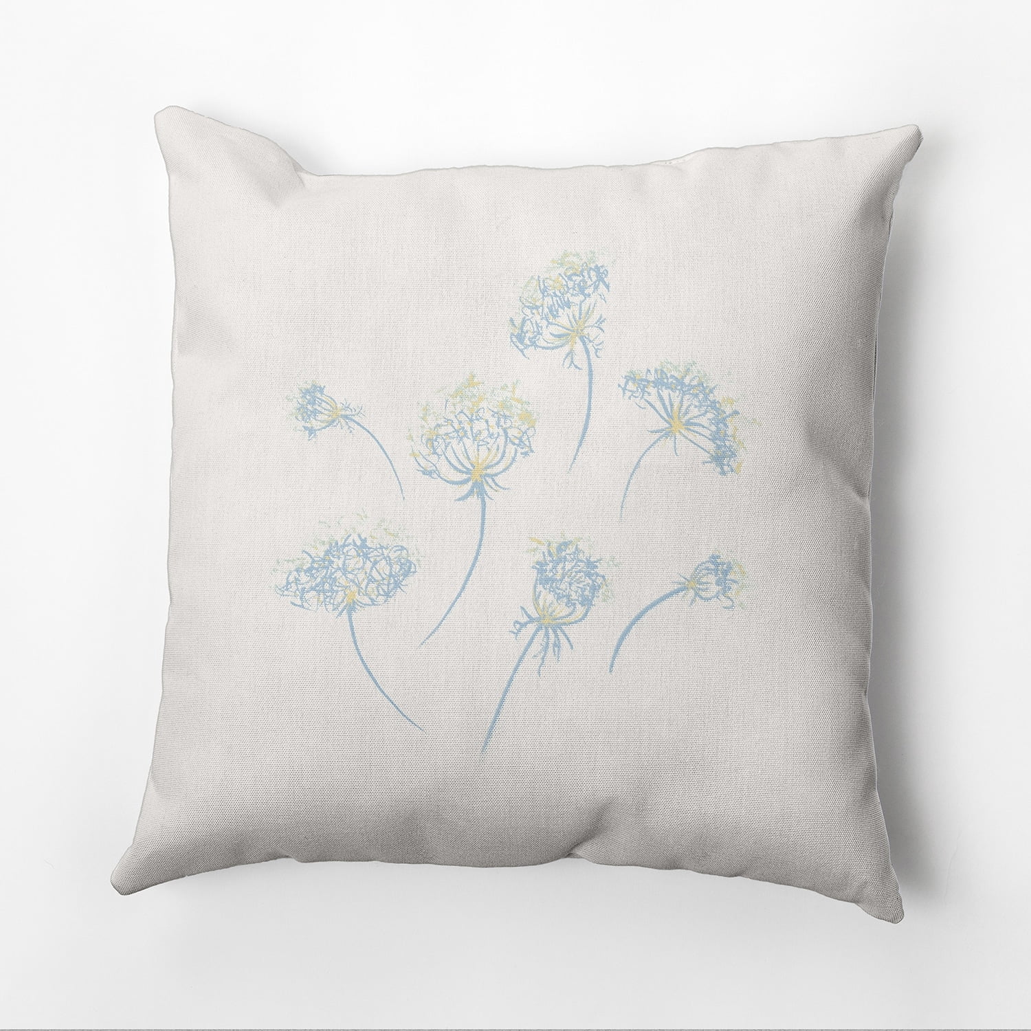 Simply Daisy Just Dandy Outdoor Pillow, Purple/White, 14 in x 20 in