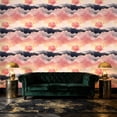 thumbnail image 3 of Boho Peel and Stick Wallpaper Tranquil Fantasy World Soft Pastel Glow Art Wall Mural 23.6in x 9.8ft Self Adhesive Removable Wall Paper Renter Friendly Wallpaper for Nursery Bedroom Cabinets, 3 of 8