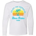 thumbnail image 3 of Inktastic Summer Enjoy the Sunshine Boca Raton Florida in Blue Long Sleeve Youth T-Shirt, 3 of 5