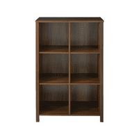 Closetmaid 1605400 Adjustable 6 Cube Organizer/Bookshelf, Dark Chestnut