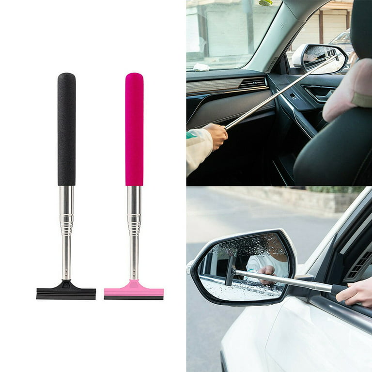 Retractable Rear-view Mirror Wiper, Portable Car Window Cleaner For Glass  Windshield Rear-view Mirror