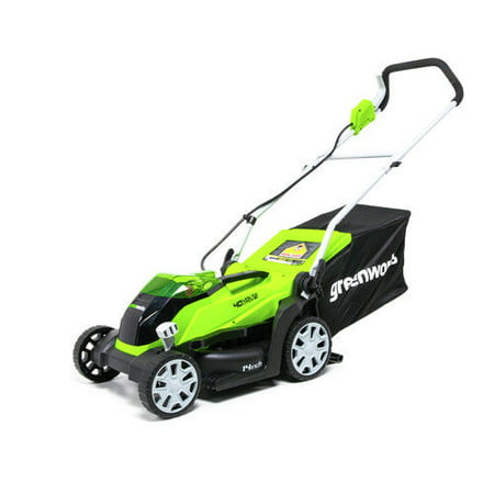 Greenworks G-MAX 40V 14 inch Lawn Mower, Battery and Charger Not Included (Best Trickle Charger For Riding Lawn Mower)