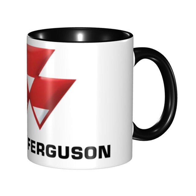 Taza de café de cerámica Massey Ferguson de 11 oz, tazas clásicas para beber con asa para la oficina y el hogar