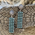 thumbnail image 4 of NAMZI Retro New Unique Design Style Dangle Drop Earrings for Women Ethnic Bohemian Vintage Jewelry （Blue）, 4 of 4