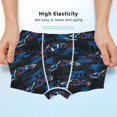 thumbnail image 3 of Yiaed Blue Sports Car Print Boys' Boxer Briefs Cotton Casual Stretch Comfort Boys Boxers - Kids Boxer Briefs Underwear for Boys (6-18)-X-Small, 3 of 5