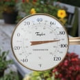 thumbnail image 3 of Taylor 8.5-inch Heritage Weatherproof Thermometer in Bronze, 3 of 8