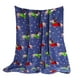 thumbnail image 2 of Manta Navideña Azul, Decorativa, Suave, Transpirable, Cálida y Cómoda, Ideal para Sofá o Dormitorio., 2 of 6