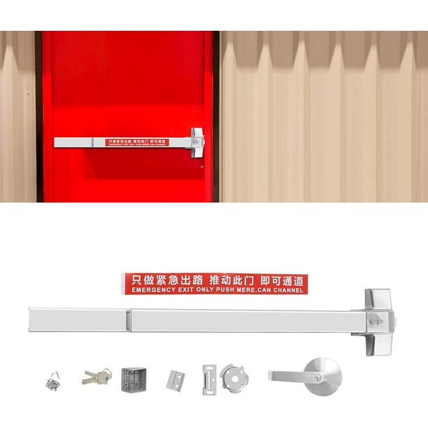 Miumaeov Door Push Bar Panic Bar 304 Stainless Steel Bars Exit Device