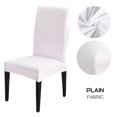 thumbnail image 1 of 1/4/6 uds, funda para silla, fundas elásticas de LICRA elásticas, fundas para sillas blancas para comedor, cocina, banquete de boda, Hotel Tan Jianjun unisex, 1 of 2