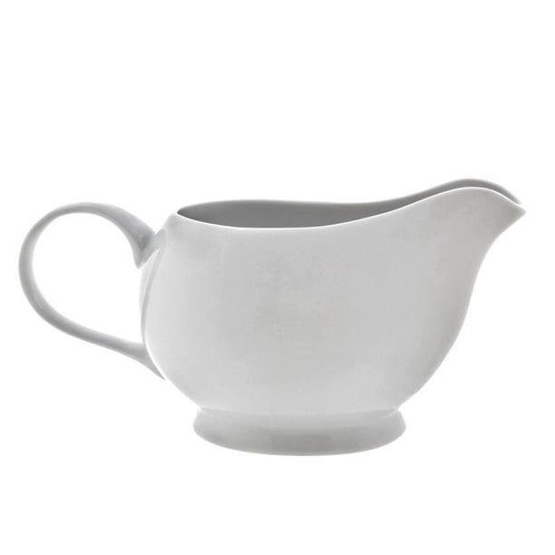 10 Strawberry Street Royal White Gravy Boat in White
